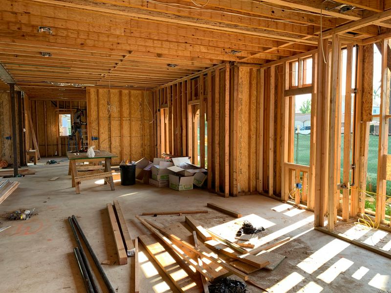 Interior wall framing
