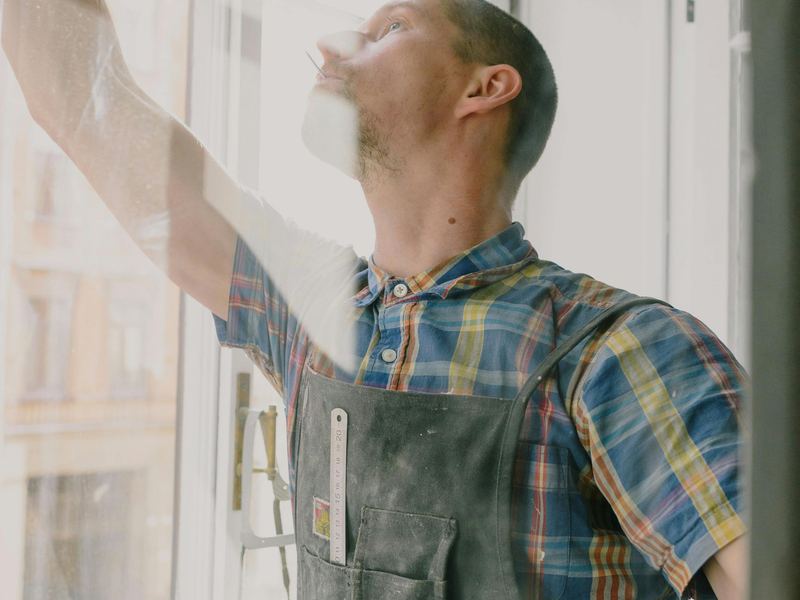 Window installation in progress